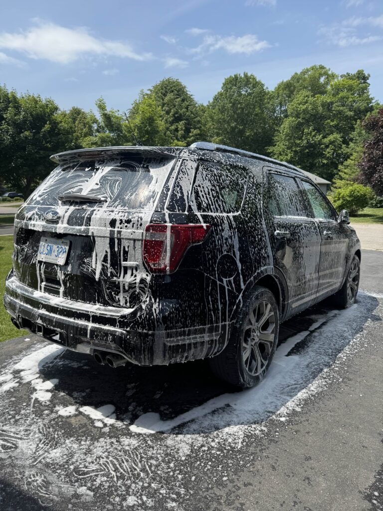 Ford Explorer During Clean